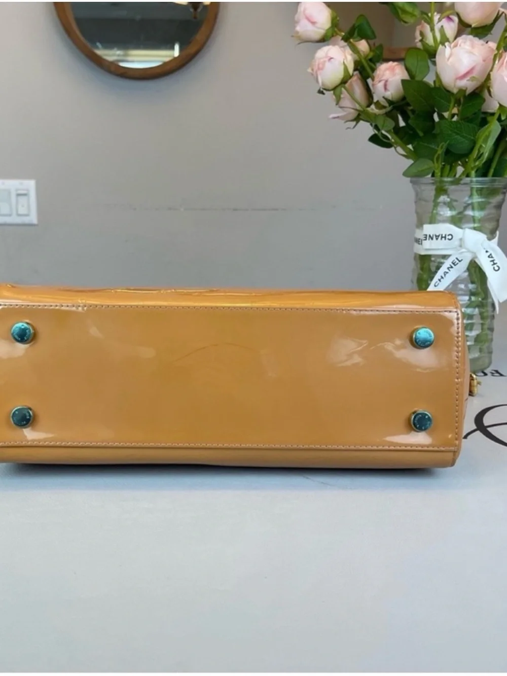 Louis Vuitton Vernis Blair MM Monogram Dune Shoulder Bag